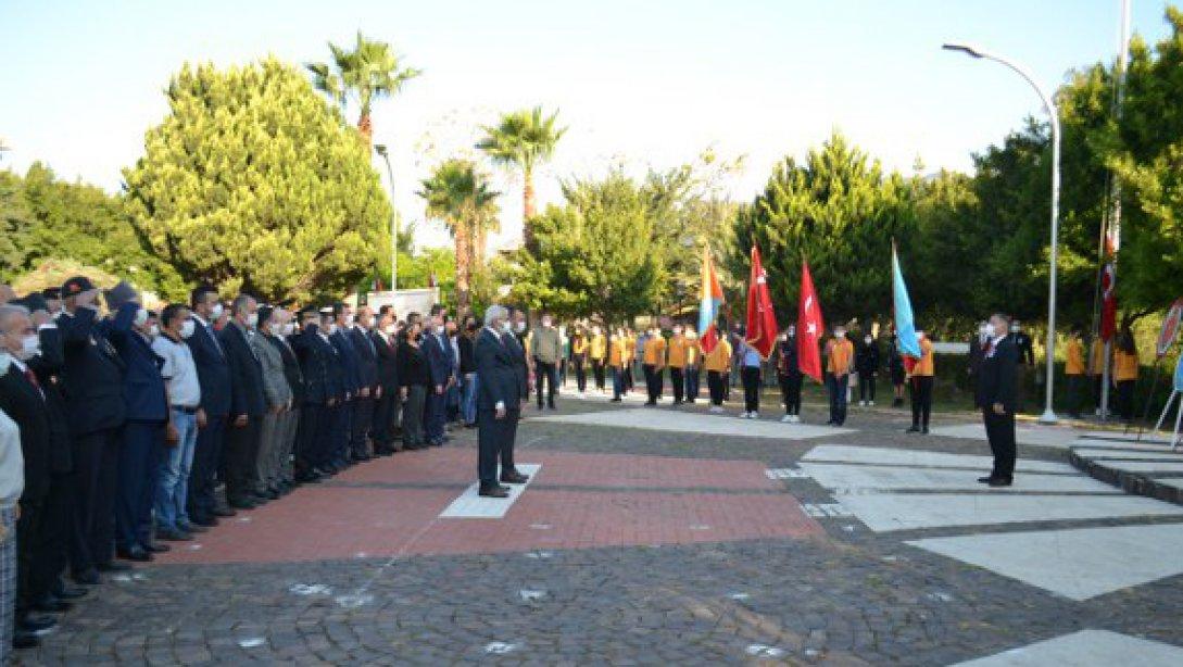 Ulu Önder Mustafa Kemal Atatürk, ebediyete irtihalinin 82. yıldönümünde düzenlenen törenle anıldı.