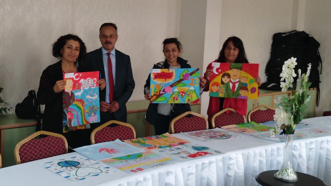 23 Nisan Ulusal Egemenlik ve Çocuk Bayramı Kapsamında Yapılan Resim Yarışması Sonuçlandı.