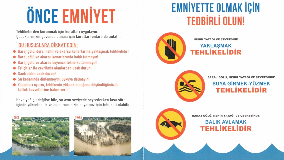 BARAJ GÖLÜ VE NEHİR YATAKLARINA DİKKAT EDİN!